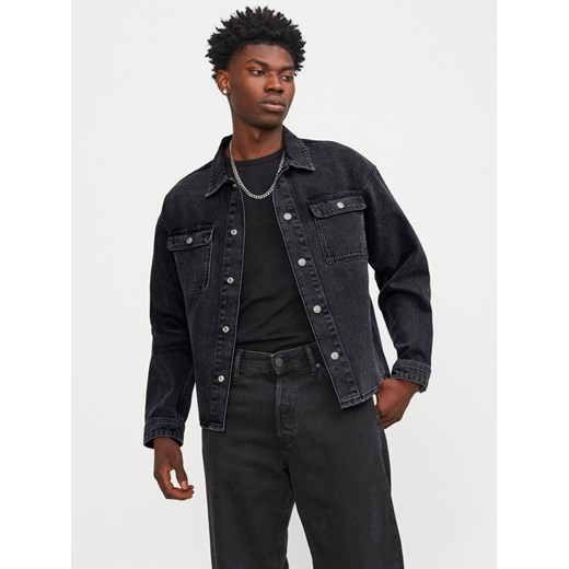 Jack & Jones Kurtka jeansowa Chase 12250089 Czarny Loose Fit ze sklepu MODIVO w kategorii Kurtki męskie - zdjęcie 182730415