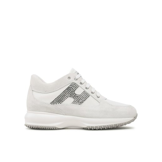 HOGAN Sneakersy HXW00N02011FIK Biały ze sklepu MODIVO w kategorii Buty sportowe damskie - zdjęcie 182730419