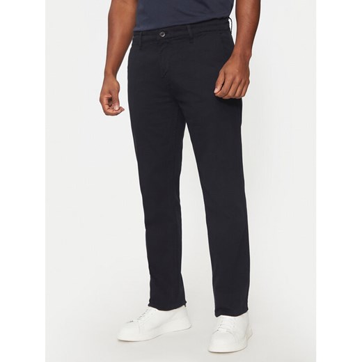Guess Spodnie materiałowe M4BB16 WGHG1 Niebieski Regular Fit ze sklepu MODIVO w kategorii Spodnie męskie - zdjęcie 182730426
