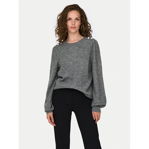 JDY Sweter Elanora 15328345 Szary Regular Fit ze sklepu MODIVO w kategorii Swetry damskie - zdjęcie 182730506