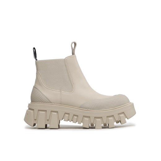 Tommy Jeans Sztyblety Rubber Rain EN0EN02234 Écru ze sklepu MODIVO w kategorii Botki - zdjęcie 182730548