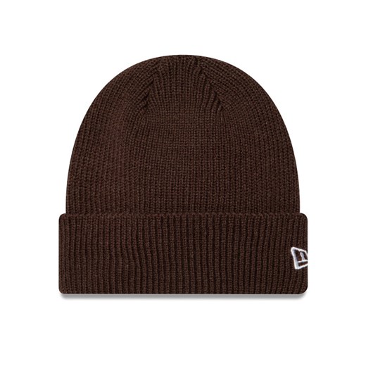 New Era Czapka Wool Cuff Knit Beanie 60424809 Brązowy ze sklepu MODIVO w kategorii Czapki zimowe damskie - zdjęcie 182730549