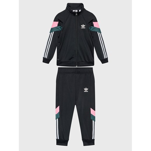 adidas Dres Track HL2211 Czarny Regular Fit ze sklepu MODIVO w kategorii Dresy dla niemowlaka - zdjęcie 182730628