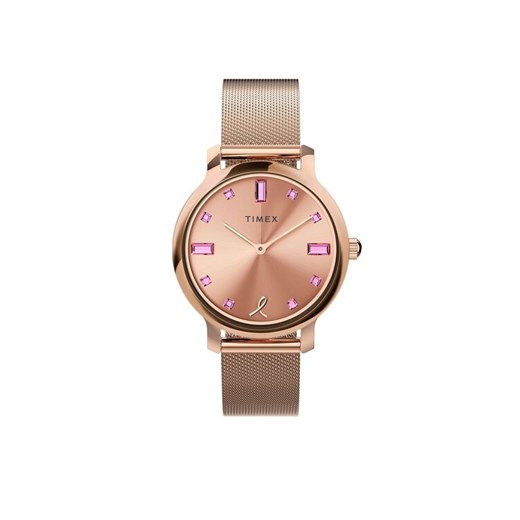 Timex Zegarek Transcend TW2V52800 Różowy ze sklepu MODIVO w kategorii Zegarki - zdjęcie 182730676