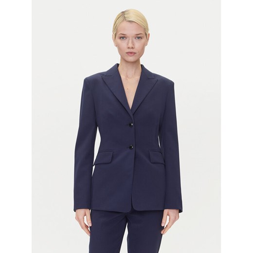HUGO Marynarka Asmalla-1 50533901 Granatowy Slim Fit ze sklepu MODIVO w kategorii Marynarki damskie - zdjęcie 182730688