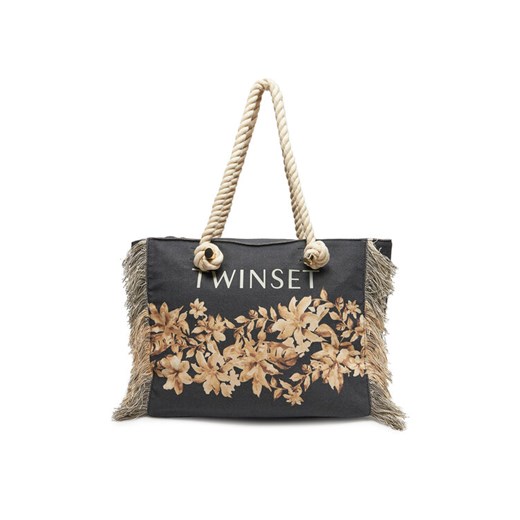 TWINSET Torebka 251LB7AAA Czarny ze sklepu MODIVO w kategorii Torebki damskie - zdjęcie 182730706
