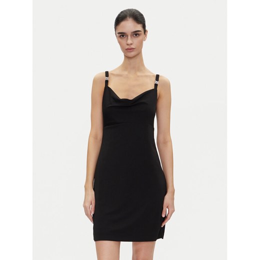 HUGO Sukienka koktajlowa Kirala 50536463 Czarny Slim Fit ze sklepu MODIVO w kategorii Sukienki - zdjęcie 182730727