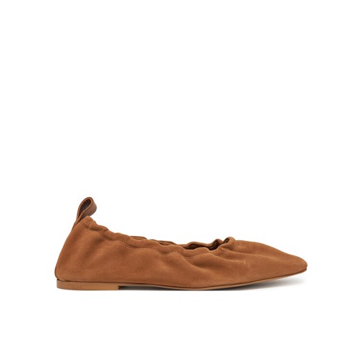 Pepe Jeans Baleriny Poppy Basic PLS10430 Brązowy ze sklepu MODIVO w kategorii Balerinki - zdjęcie 182730748