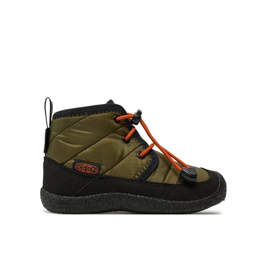 Keen Śniegowce Howser II Waterproof Chukka 1029433 Khaki ze sklepu MODIVO w kategorii Buty zimowe dziecięce - zdjęcie 182730776
