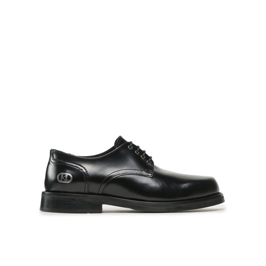 KARL LAGERFELD Półbuty KL11423 Czarny ze sklepu MODIVO w kategorii Buty eleganckie męskie - zdjęcie 182730777