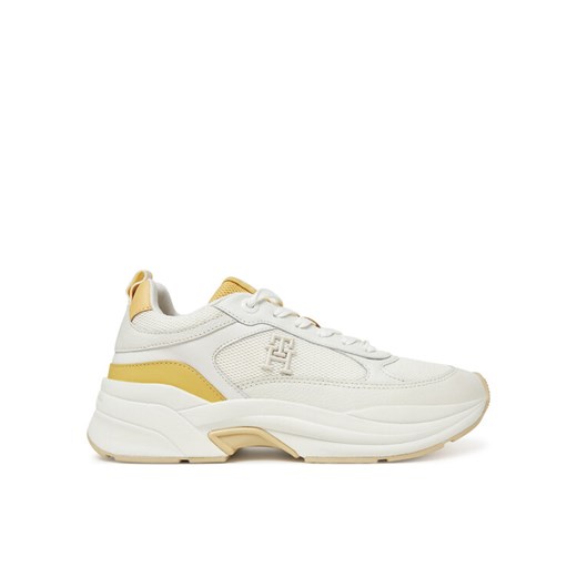 Tommy Hilfiger Sneakersy Th Chunky Runner FW0FW08474 Biały ze sklepu MODIVO w kategorii Buty sportowe damskie - zdjęcie 182730778