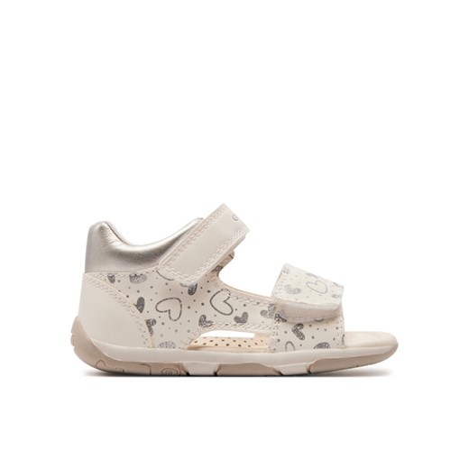 Geox Sandały B Sandal Tapuz Girl B450YA 054AJ C0007 Biały ze sklepu MODIVO w kategorii Sandały dziecięce - zdjęcie 182730878