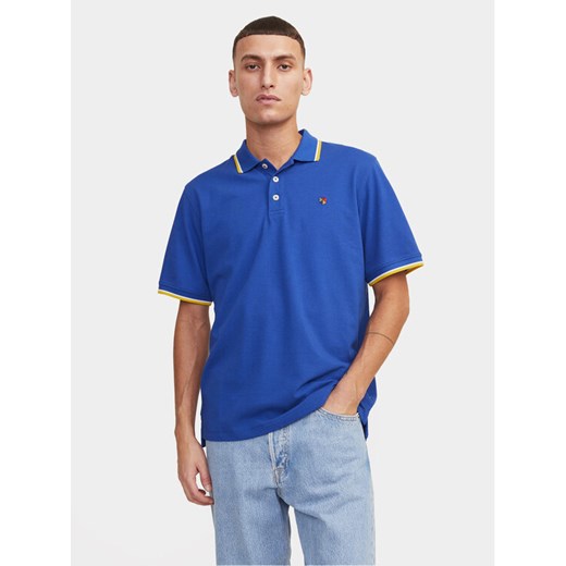 Jack&Jones Polo Bluwin 12169064 Niebieski Regular Fit ze sklepu MODIVO w kategorii T-shirty męskie - zdjęcie 182730929