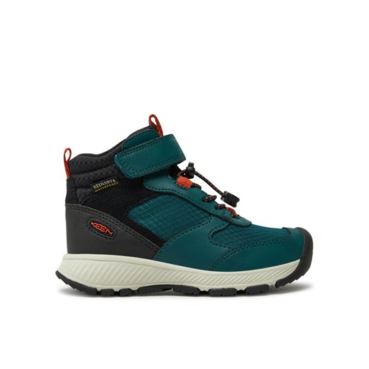 Keen Sneakersy Skua Waterproof Boot 1029629 Zielony ze sklepu MODIVO w kategorii Buty sportowe dziecięce - zdjęcie 182730957
