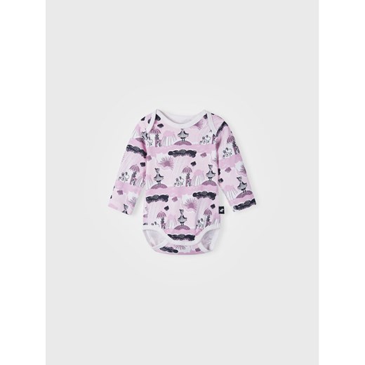 Reima Body dziecięce MOOMIN Charmerande 5200071A Różowy Regular Fit ze sklepu MODIVO w kategorii Body niemowlęce - zdjęcie 182730966