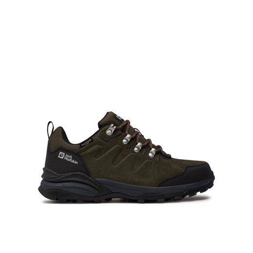 Jack Wolfskin Trekkingi Refugio Texapore Low M 4049851 Zielony ze sklepu MODIVO w kategorii Buty trekkingowe męskie - zdjęcie 182730976
