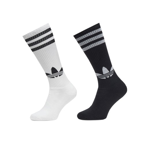 adidas Zestaw 2 par wysokich skarpet unisex Knee JC8878 Biały ze sklepu MODIVO w kategorii Skarpetki damskie - zdjęcie 182730999