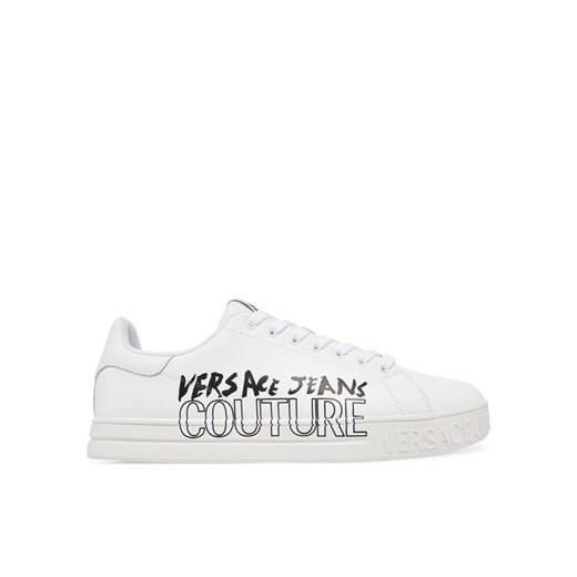 Versace Jeans Couture Sneakersy 78YA3SKC Biały ze sklepu MODIVO w kategorii Buty sportowe męskie - zdjęcie 182731048
