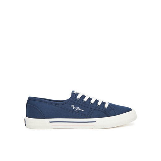 Pepe Jeans Tenisówki Brady Basic W PLS31287 Niebieski ze sklepu MODIVO w kategorii Trampki damskie - zdjęcie 182731069