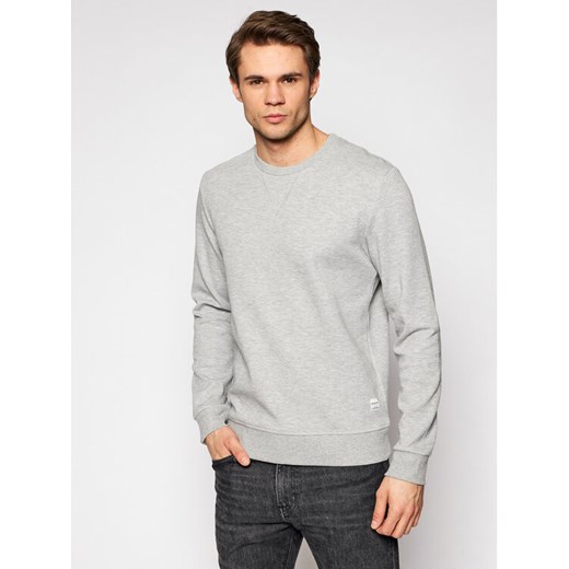 Jack&Jones Bluza Basic 12181903 Szary Regular Fit ze sklepu MODIVO w kategorii Bluzy męskie - zdjęcie 182731149