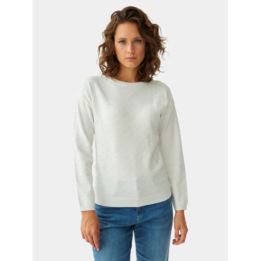 Tatuum Sweter Ewela T2321.089 Écru Oversize ze sklepu MODIVO w kategorii Swetry damskie - zdjęcie 182731205