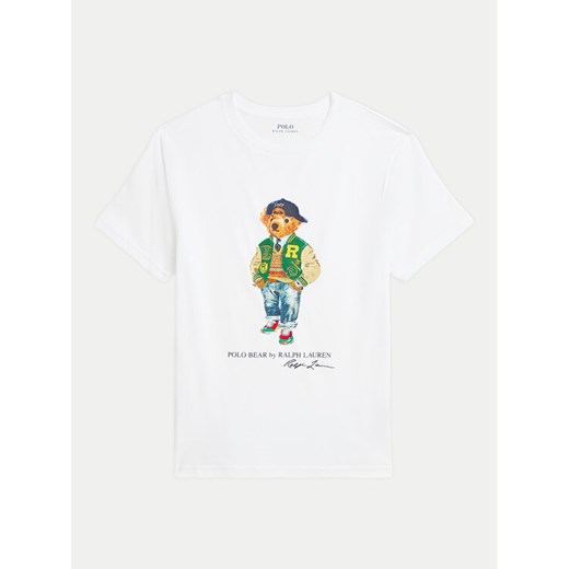 Polo Ralph Lauren T-Shirt 323853828043 Biały Regular Fit ze sklepu MODIVO w kategorii T-shirty chłopięce - zdjęcie 182731207