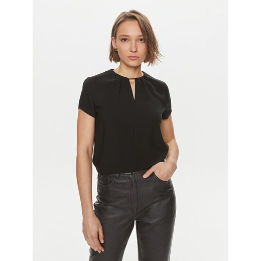 Calvin Klein Bluzka K20K207062 Czarny Regular Fit ze sklepu MODIVO w kategorii Bluzki damskie - zdjęcie 182731216
