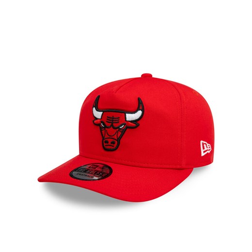 New Era Czapka z daszkiem Chicago Bulls Washed Precurved Golfer 60595274 Czerwony ze sklepu MODIVO w kategorii Czapki z daszkiem męskie - zdjęcie 182731286