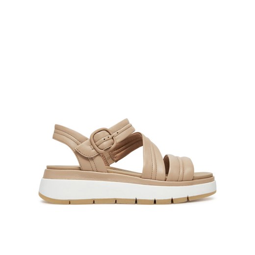 Clarks Sandały Tuscan Strap 26181475 Beżowy ze sklepu MODIVO w kategorii Sandały damskie - zdjęcie 182731359