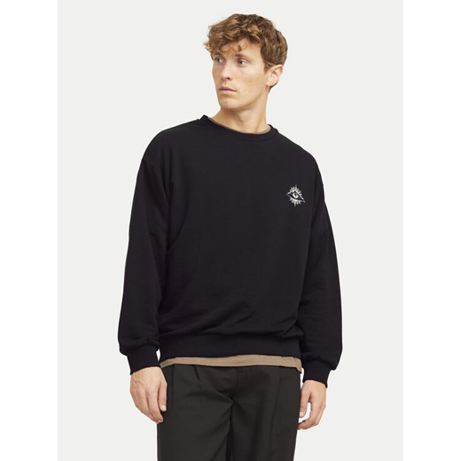 Jack&Jones Bluza Jackie 12272482 Czarny Relaxed Fit ze sklepu MODIVO w kategorii Bluzy męskie - zdjęcie 182731419