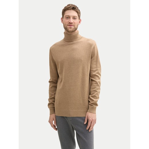 Tom Tailor Golf 1042456 Beżowy Regular Fit ze sklepu MODIVO w kategorii Swetry męskie - zdjęcie 182731438