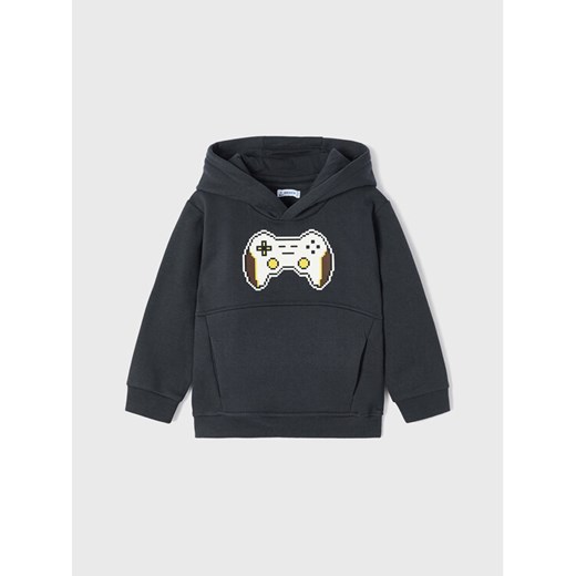 Mayoral Bluza 4456 Czarny Regular Fit ze sklepu MODIVO w kategorii Bluzy chłopięce - zdjęcie 182731455