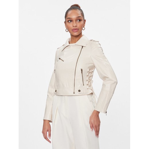 TWINSET Kurtka z imitacji skóry 241TP2300 Beżowy Regular Fit ze sklepu MODIVO w kategorii Kurtki damskie - zdjęcie 182731487