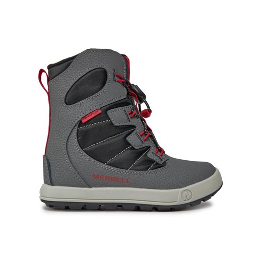 Merrell Śniegowce Snow Bank 4.0 Wtrpf Mk267145 Szary ze sklepu MODIVO w kategorii Buty zimowe dziecięce - zdjęcie 182731518
