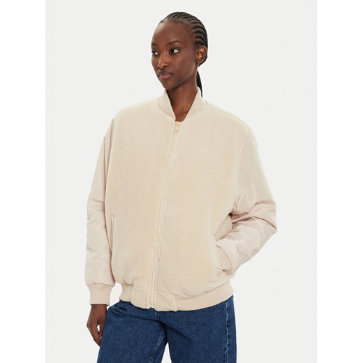 Brave Soul Kurtka bomber LJK-BRAZILBORGS Szary Oversize ze sklepu MODIVO w kategorii Kurtki damskie - zdjęcie 182731579