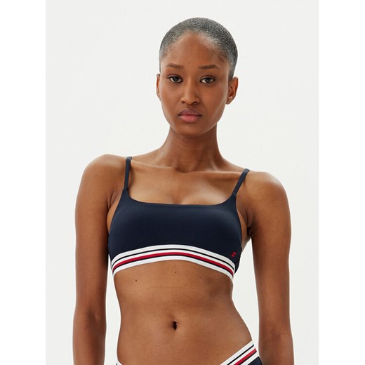 Tommy Hilfiger Góra od bikini UW0UW05806 Granatowy ze sklepu MODIVO w kategorii Stroje kąpielowe - zdjęcie 182731586