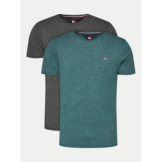 Tommy Jeans Komplet 2 t-shirtów Jaspe DM0DM19711 Kolorowy Slim Fit ze sklepu MODIVO w kategorii T-shirty męskie - zdjęcie 182731629