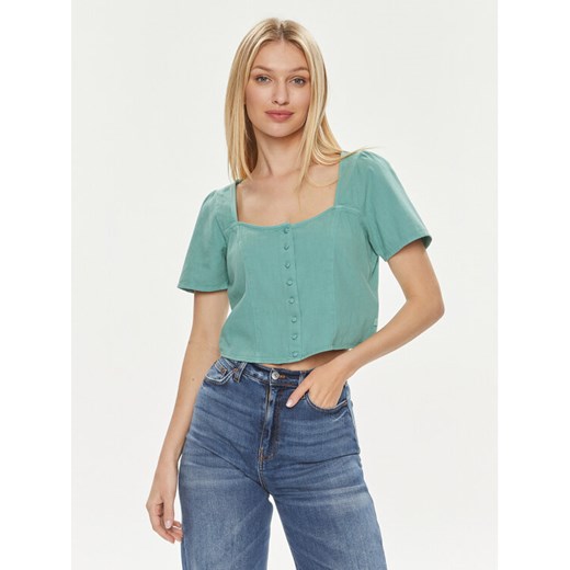 Levi's® Bluzka Pascale A7332-0005 Zielony Regular Fit ze sklepu MODIVO w kategorii Bluzki damskie - zdjęcie 182731727