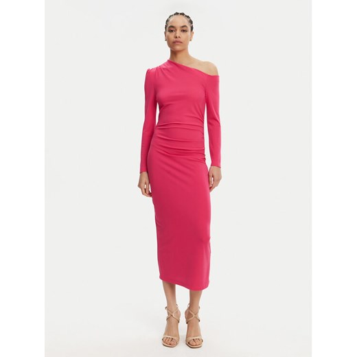 Rinascimento Sukienka koktajlowa CFC0122524003 Różowy Slim Fit ze sklepu MODIVO w kategorii Sukienki - zdjęcie 182731769