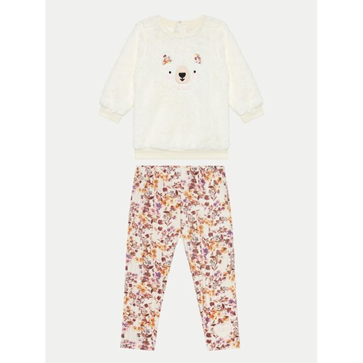 Guess Komplet bluzka i spodnie A4BG01 WC910 Écru Regular Fit ze sklepu MODIVO w kategorii Odzież dla niemowląt - zdjęcie 182731796