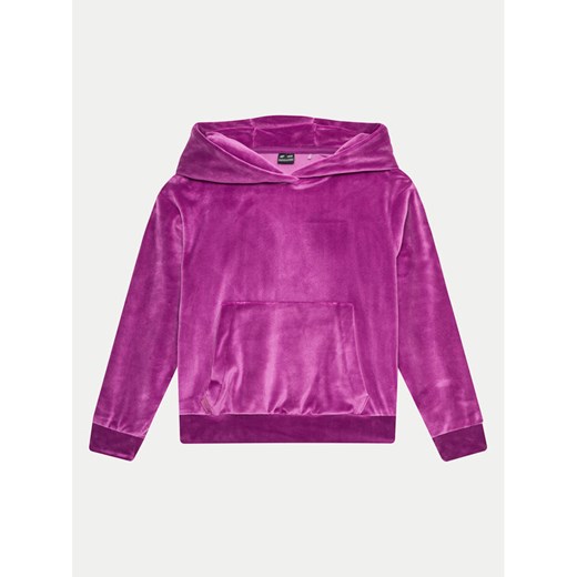4F Bluza 4FJWAW24TSWSF1216 Różowy Loose Fit ze sklepu MODIVO w kategorii Bluzy dziewczęce - zdjęcie 182731818