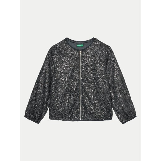 United Colors Of Benetton Kurtka bomber 2JQCCN05R Szary Regular Fit ze sklepu MODIVO w kategorii Kurtki chłopięce - zdjęcie 182731865