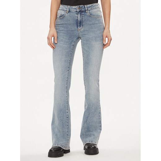 United Colors Of Benetton Jeansy 4ORHDE00F Niebieski Bootcut Fit ze sklepu MODIVO w kategorii Jeansy damskie - zdjęcie 182731889