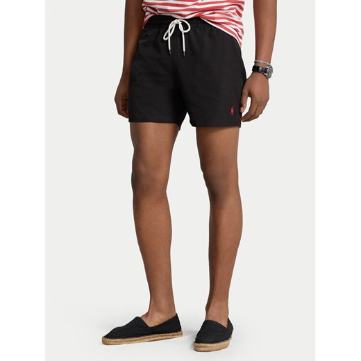 Polo Ralph Lauren Szorty kąpielowe 710907255002 Czarny Regular Fit ze sklepu MODIVO w kategorii Kąpielówki - zdjęcie 182731958
