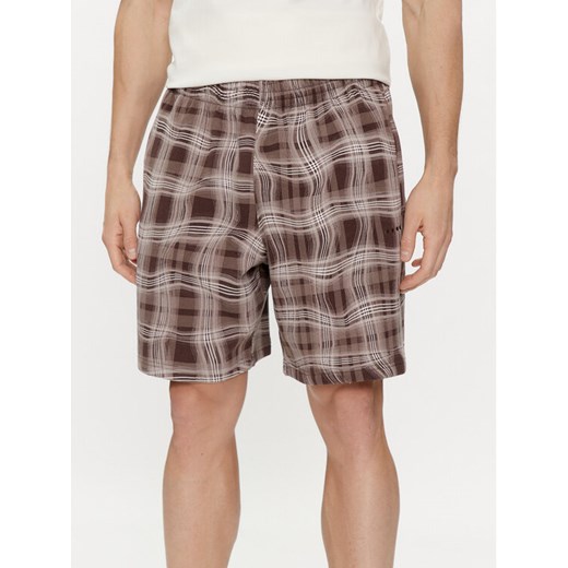 adidas Szorty sportowe Reveal Allover Print HM4949 Brązowy Regular Fit ze sklepu MODIVO w kategorii Spodenki męskie - zdjęcie 182731967
