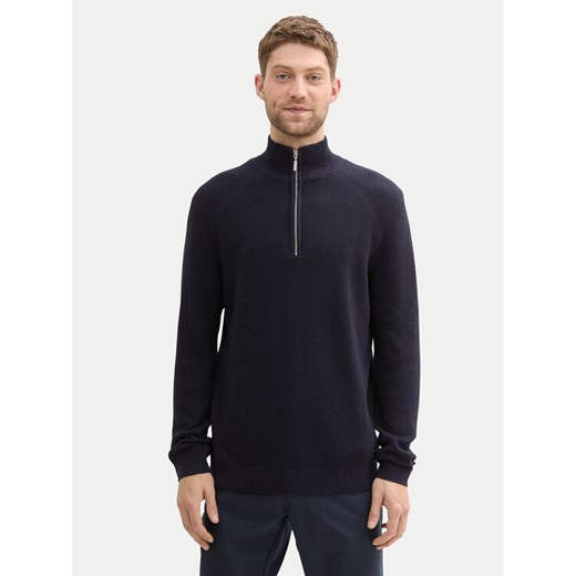 Tom Tailor Sweter 1042454 Granatowy Regular Fit ze sklepu MODIVO w kategorii Swetry męskie - zdjęcie 182731996