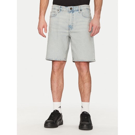 Guess Jeans Szorty jeansowe M4YD37 D5M51 Niebieski Regular Fit ze sklepu MODIVO w kategorii Spodenki męskie - zdjęcie 182732009