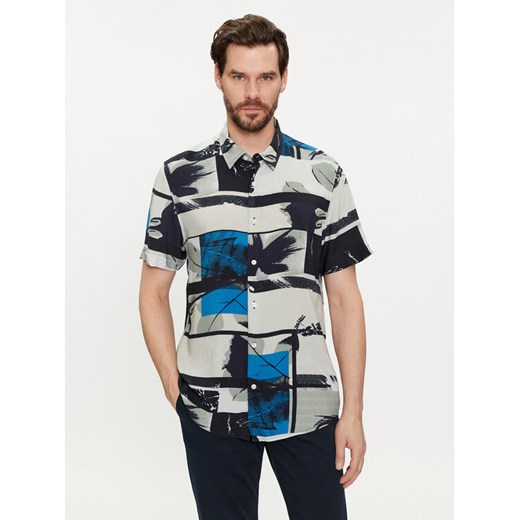 Guess Koszula M4GH64 WD4Z2 Szary Slim Fit ze sklepu MODIVO w kategorii Koszule męskie - zdjęcie 182732086