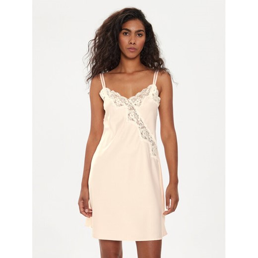 Lauren Ralph Lauren Koszula nocna ILN31684 Różowy Regular Fit ze sklepu MODIVO w kategorii Koszule nocne - zdjęcie 182732116