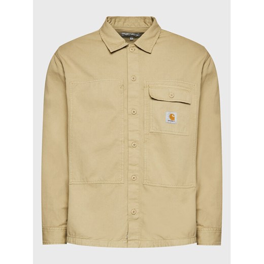 Carhartt WIP Koszula Unisex Charter I030765 Beżowy Regular Fit ze sklepu MODIVO w kategorii Koszule męskie - zdjęcie 182732246